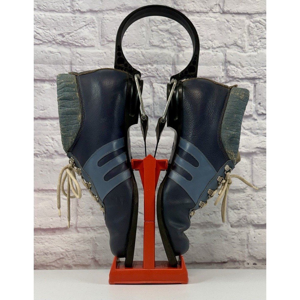 Vintange Silva Risberg Vintage Nordic Cross Country Ski Boots Blue EU 45 Sq. Toe